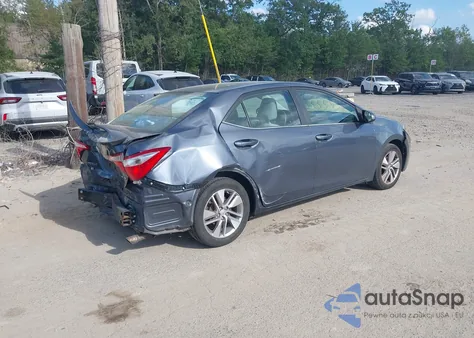 2014 Toyota Corolla Le Eco Plus z USA, uszkodzony, nr VIN 5YFBPRHE0EP126591